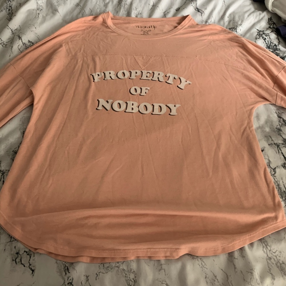 Property of Nobody Long sleeve tee